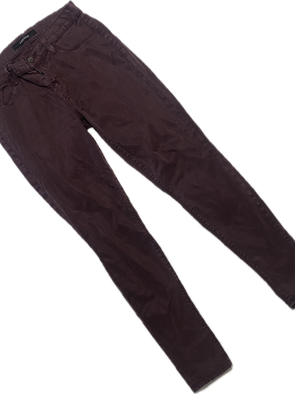 J Brand PINOT Super Skinny Pants in Deep Plum